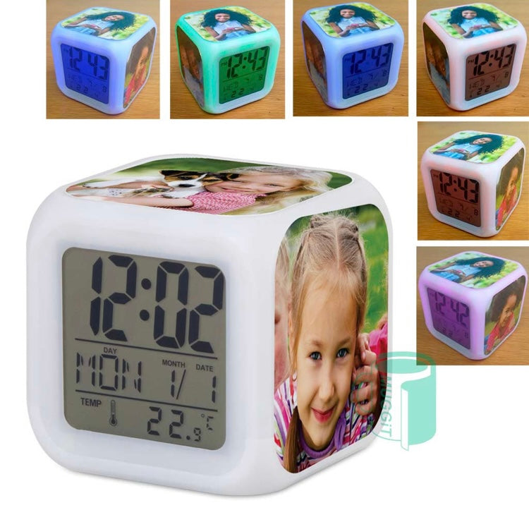 Clock Digital Cube