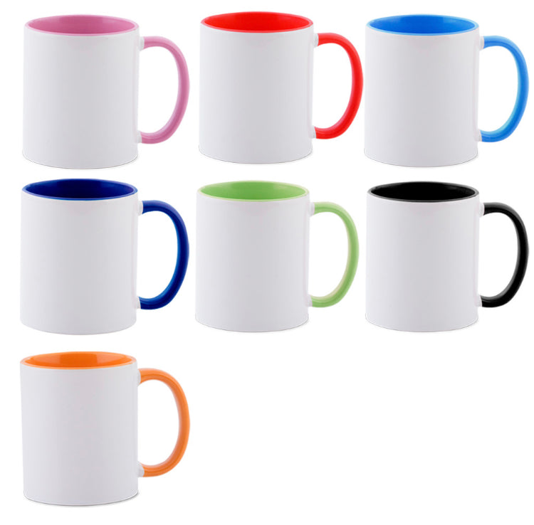 Two Tone Inner & Handle Mugs