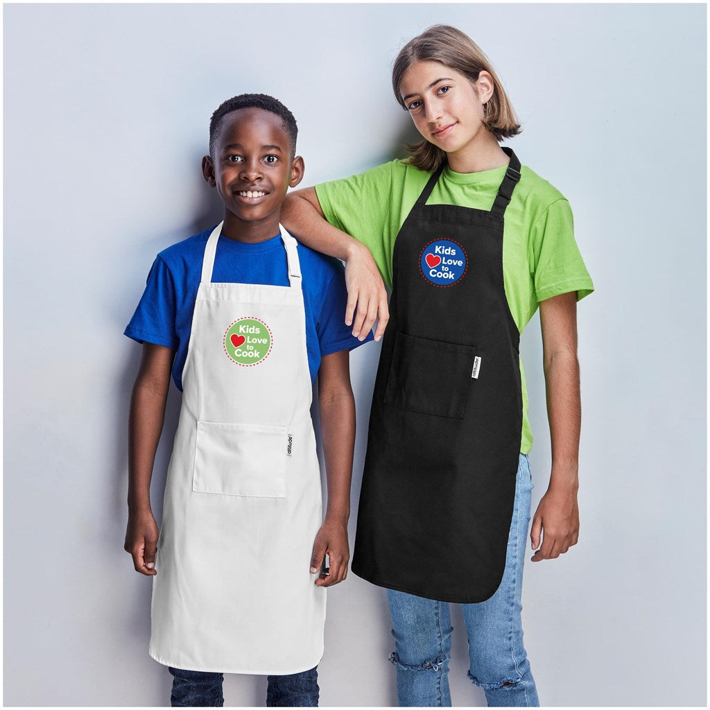 Kids Trickle Bib Apron with print