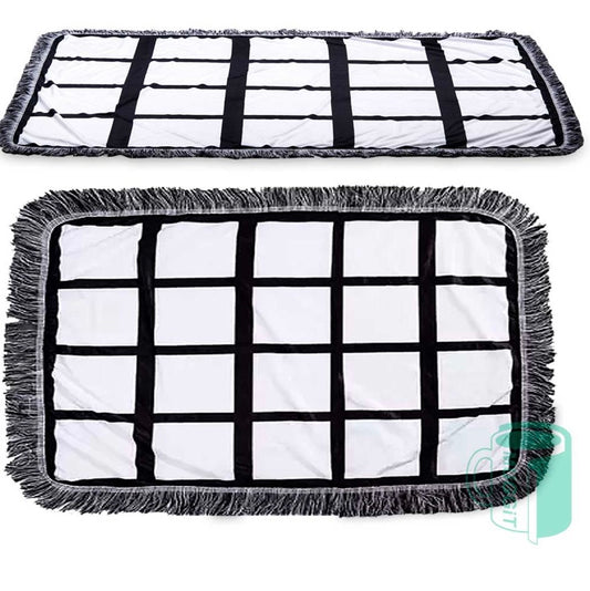 Plush Panel Throw Blanket