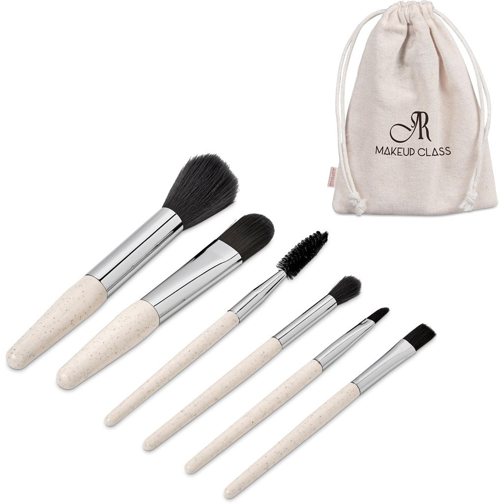 Eva & Elm Breana Makeup Brushes with bag and printing