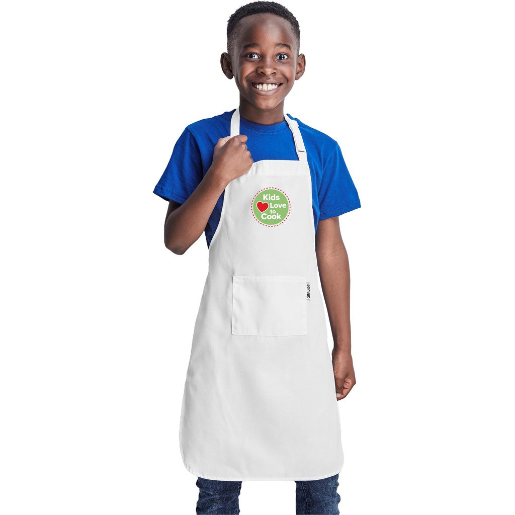 Kids Trickle Bib Apron with print
