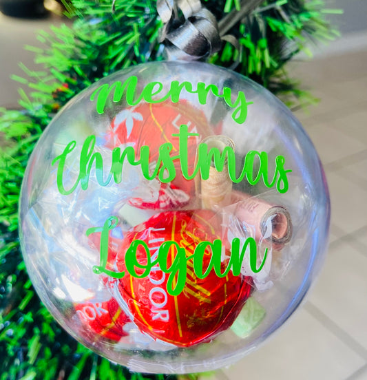 Personalised Money Bauble