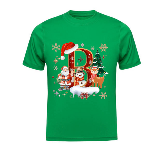 ADULT Alphabet XMAS T-shirts