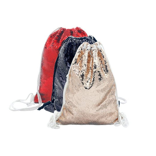 Sequin Draw String Bags